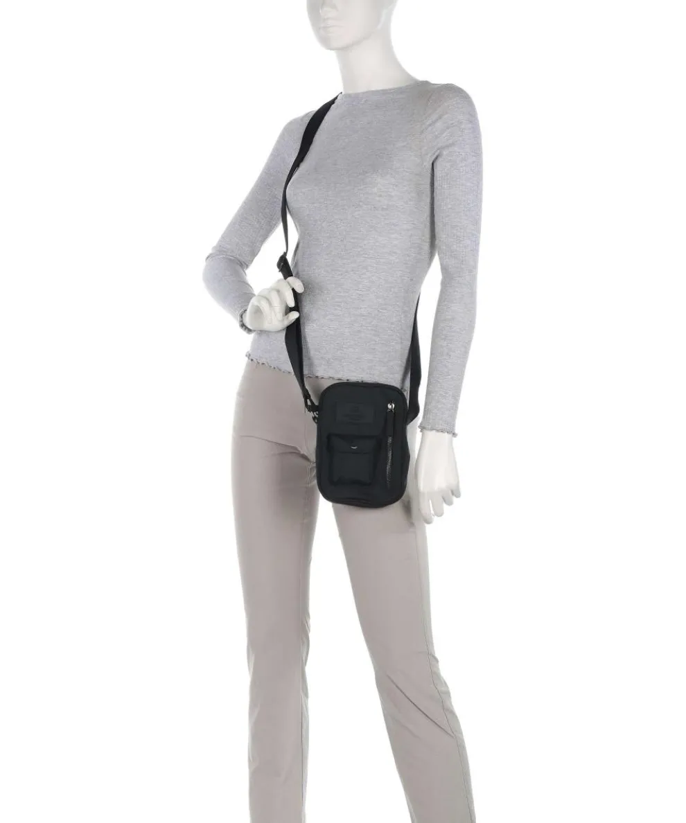 Darla Umhängetasche recyceltes Polyester schwarz