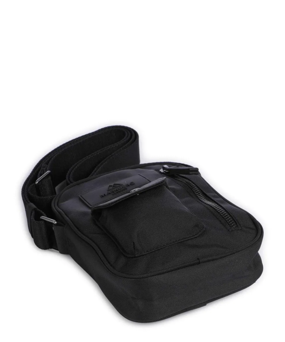 Darla Umhängetasche recyceltes Polyester schwarz