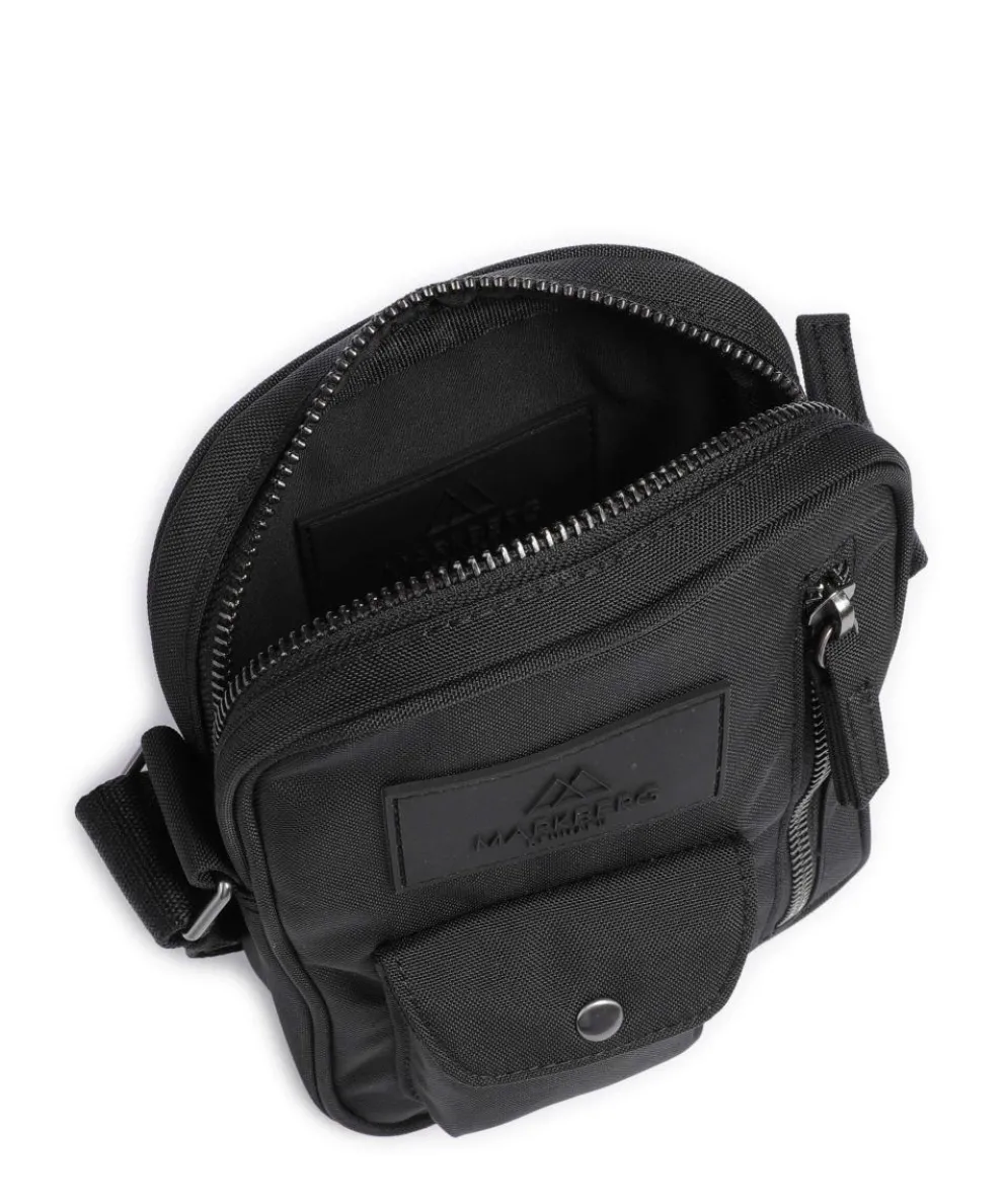 Darla Umhängetasche recyceltes Polyester schwarz