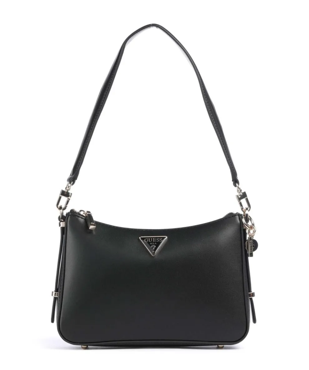 Daryna Schultertasche Lederimitat schwarz