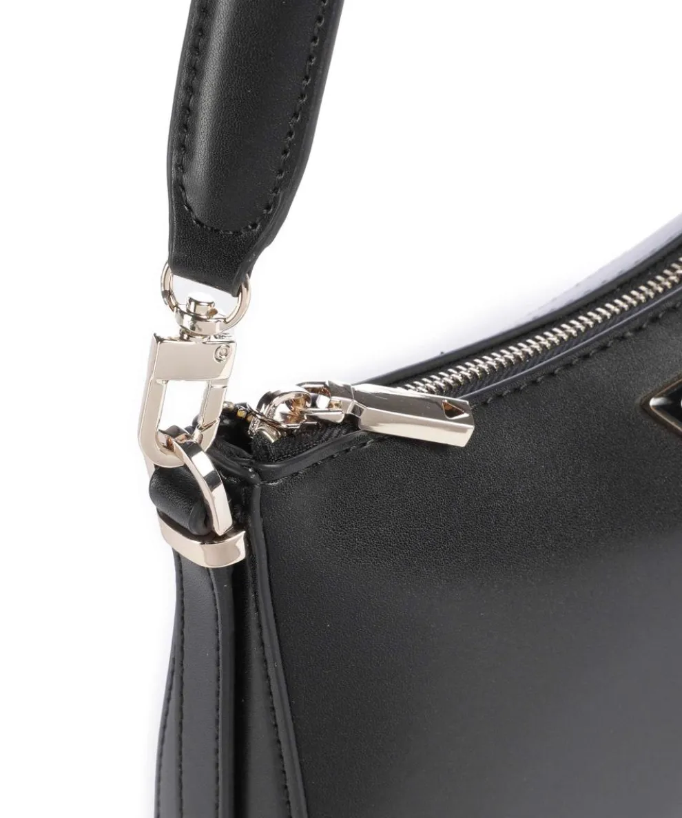 Daryna Schultertasche Lederimitat schwarz