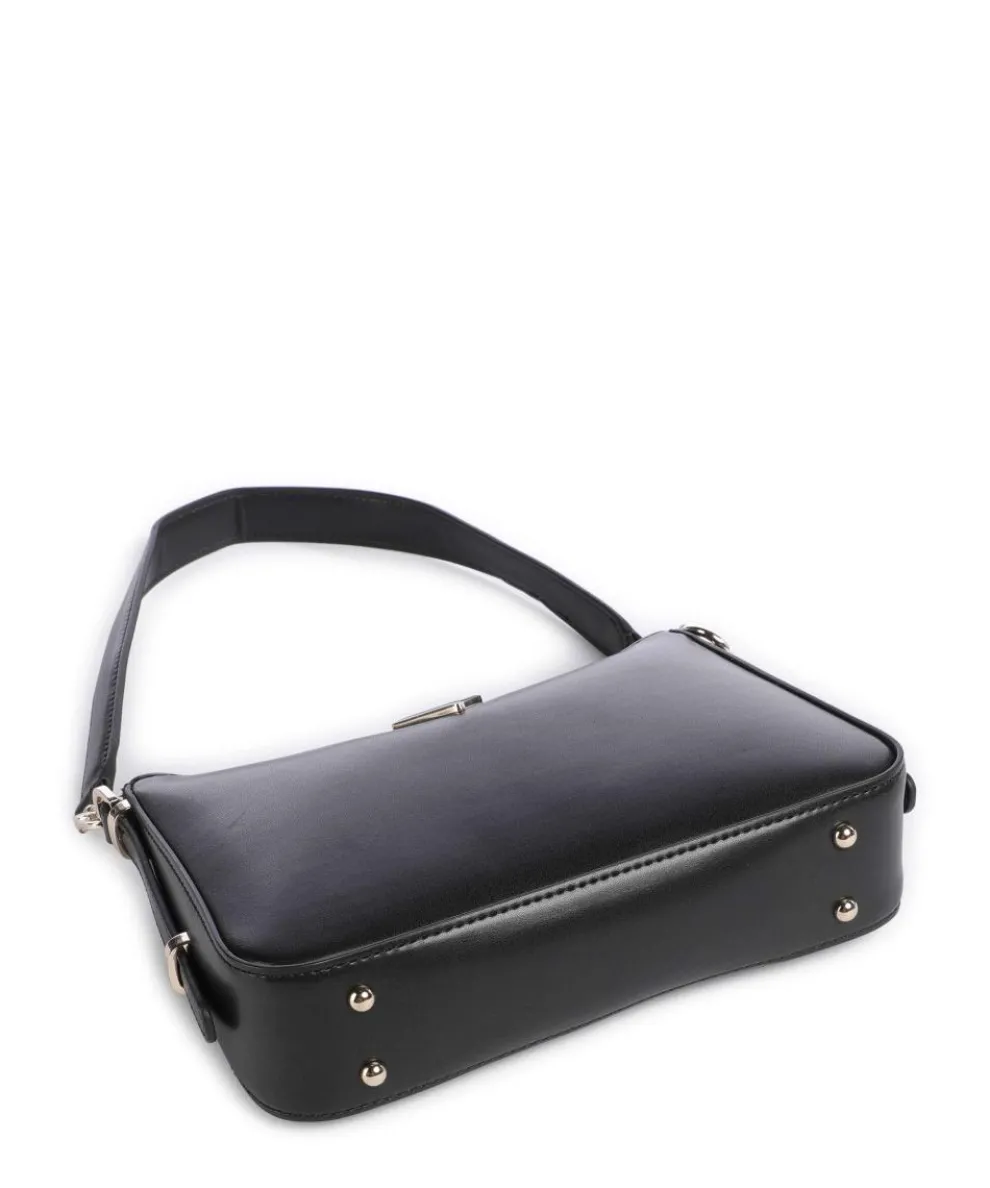 Daryna Schultertasche Lederimitat schwarz