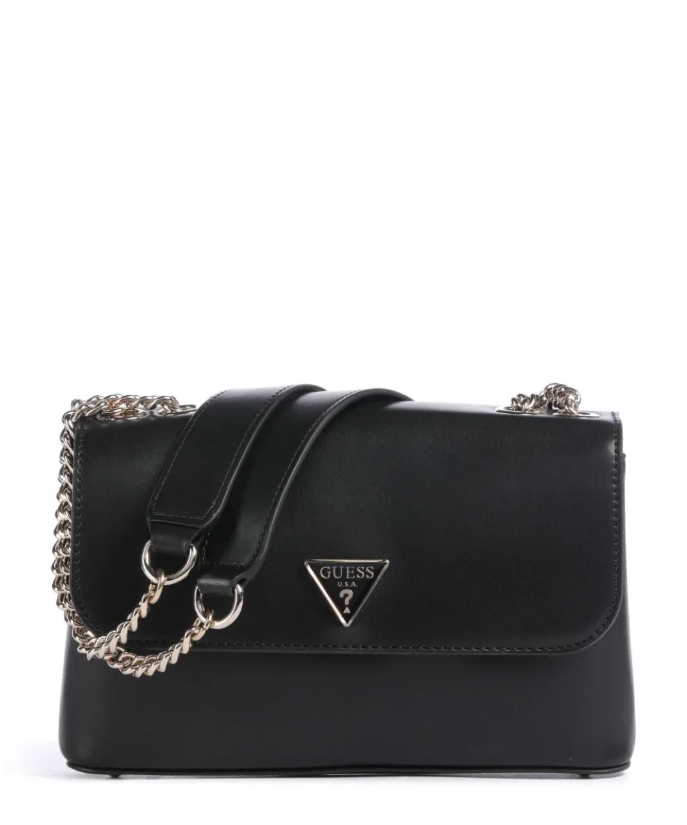 Daryna Schultertasche Lederimitat schwarz