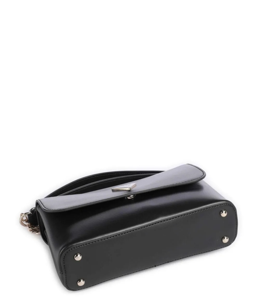 Daryna Schultertasche Lederimitat schwarz