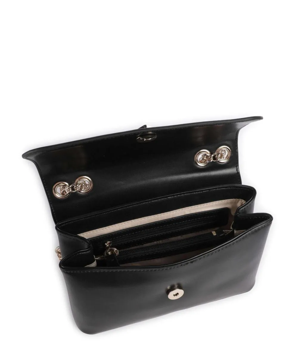 Daryna Schultertasche Lederimitat schwarz