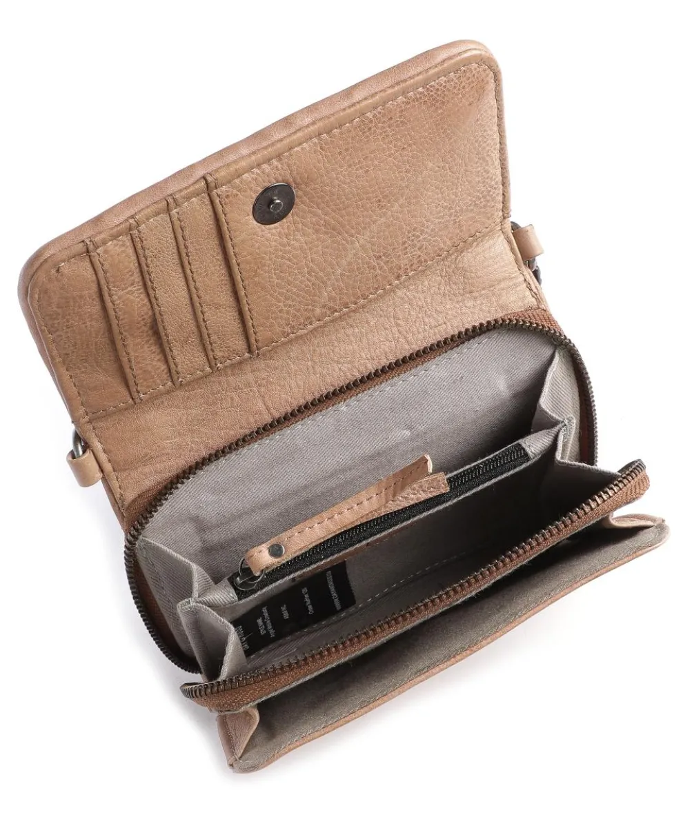 Day & Mood DayAngel Umhängetasche genarbtes Rindsleder hellbraun