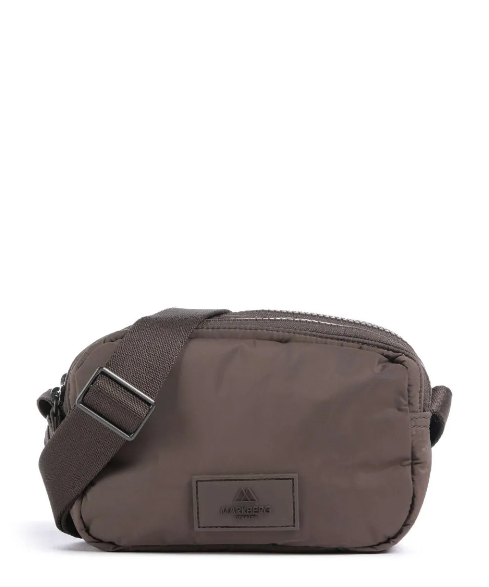 Less Umhängetasche recyceltes Polyester braun