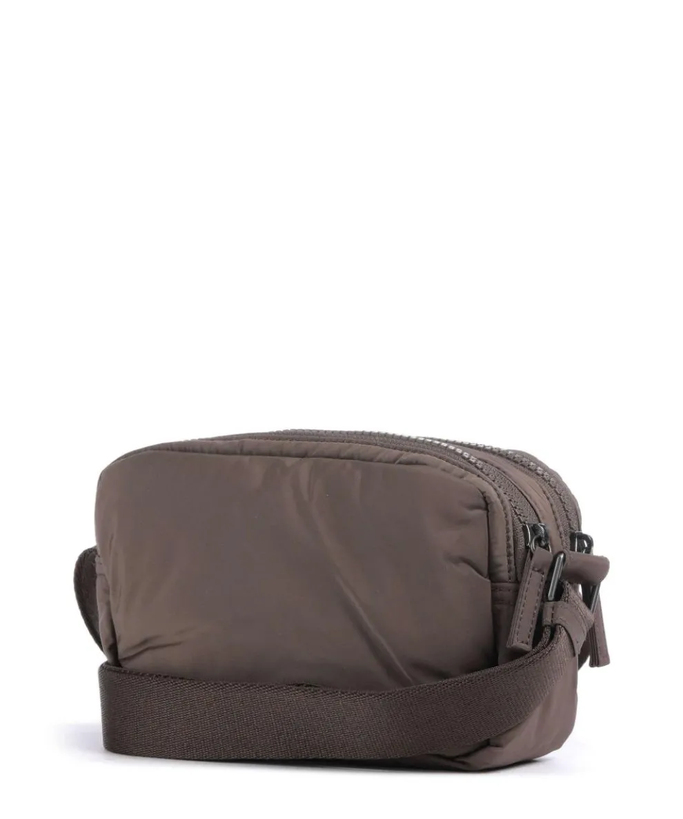 Less Umhängetasche recyceltes Polyester braun