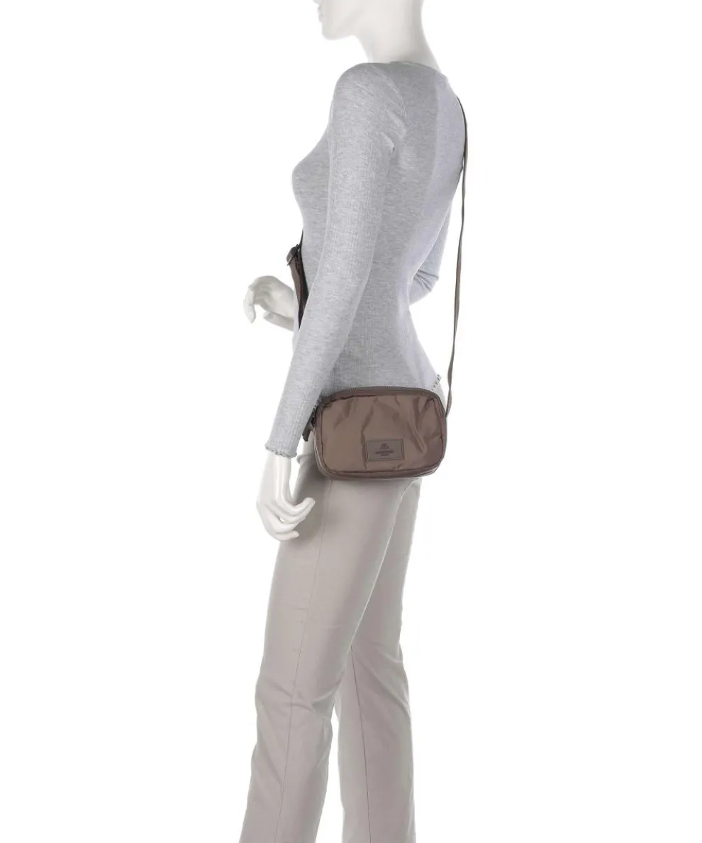 Less Umhängetasche recyceltes Polyester braun