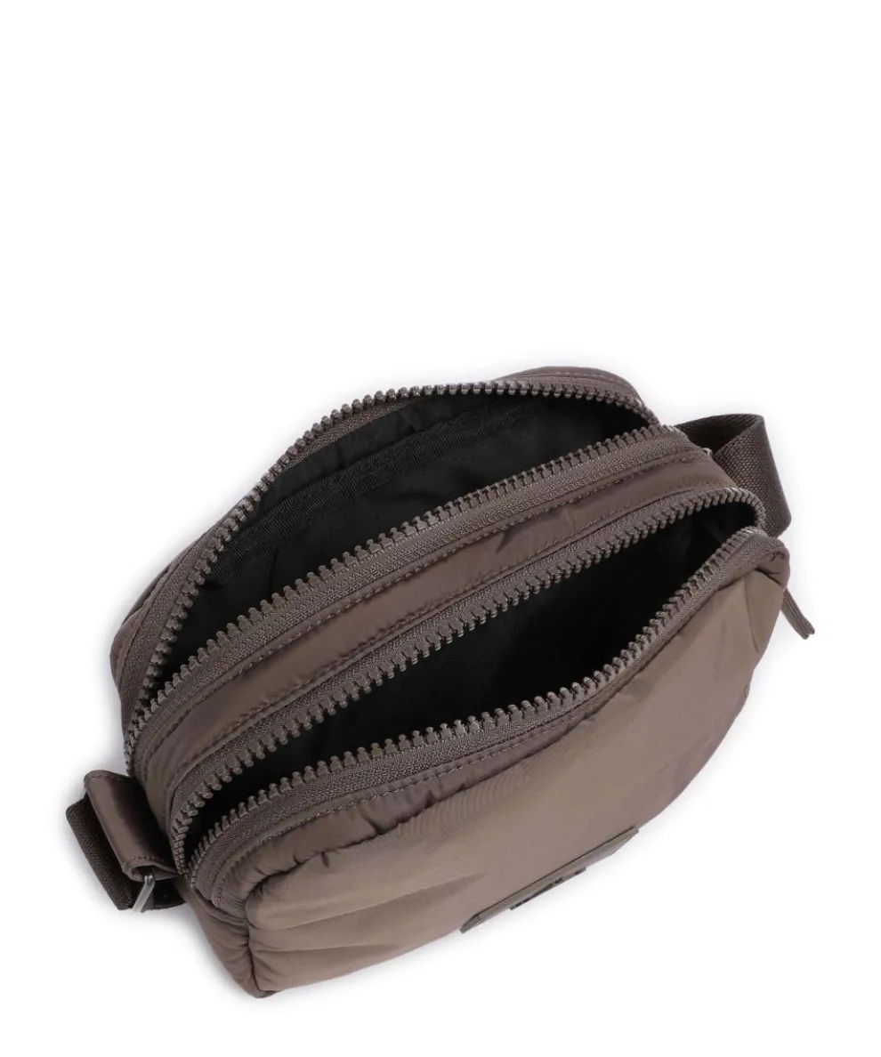 Less Umhängetasche recyceltes Polyester braun