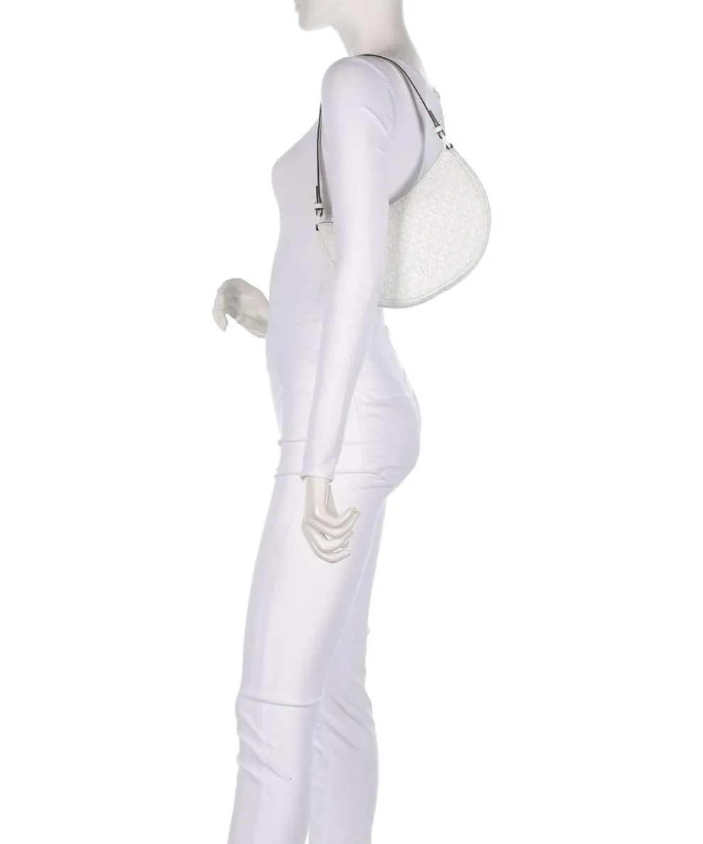 Kyla Small Schultertasche Lederimitat weiß