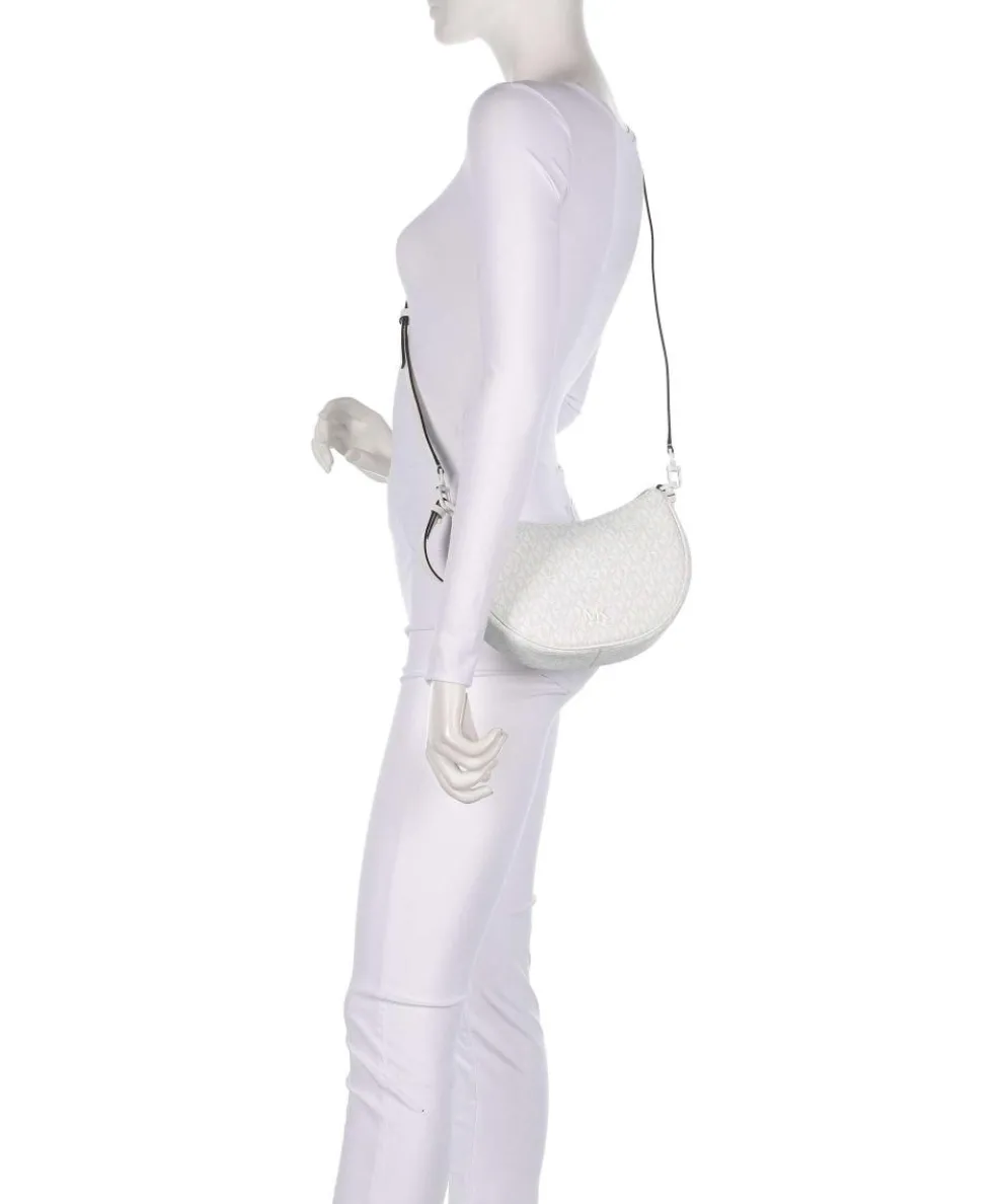 Kyla Small Schultertasche Lederimitat weiß