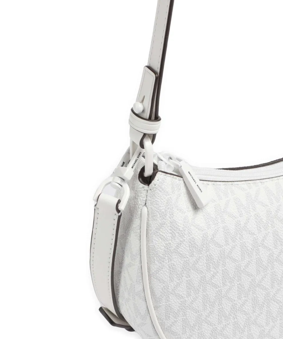 Kyla Small Schultertasche Lederimitat weiß