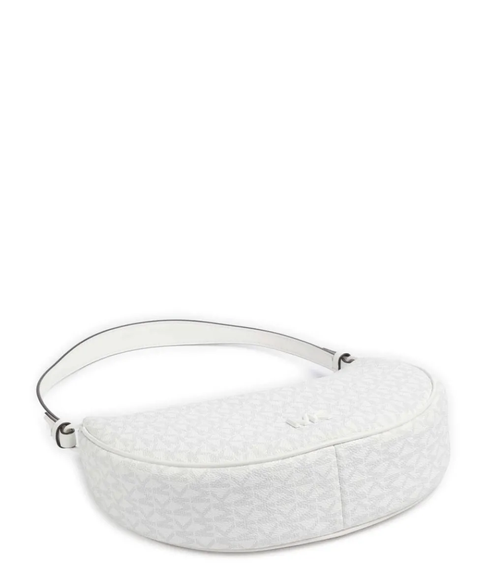 Kyla Small Schultertasche Lederimitat weiß