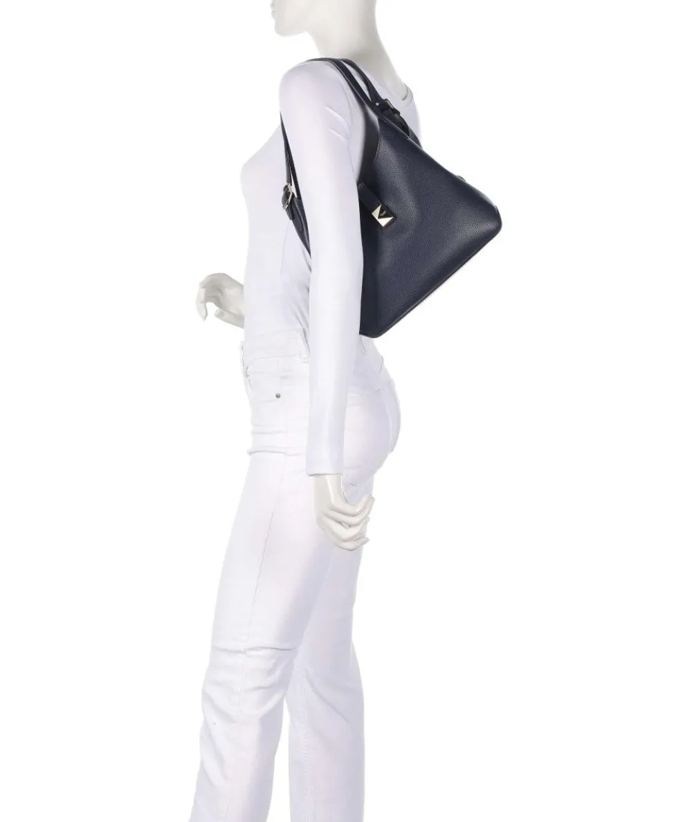 Deco Beuteltasche genarbtes Rindsleder navy