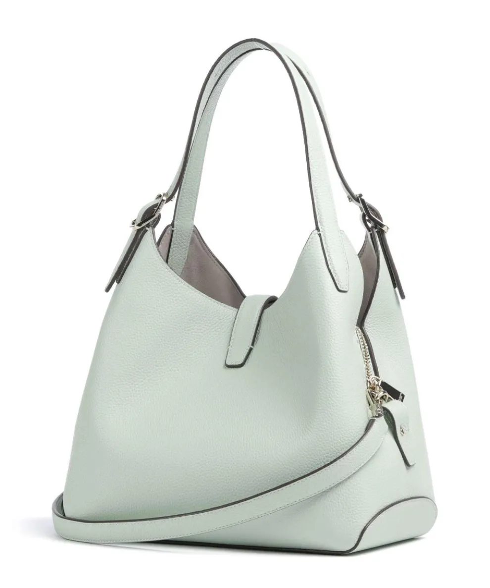 Deco Beuteltasche genarbtes Rindsleder mintgrün