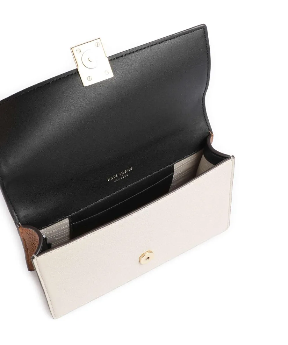 Deco Schultertasche genarbtes Rindsleder beige