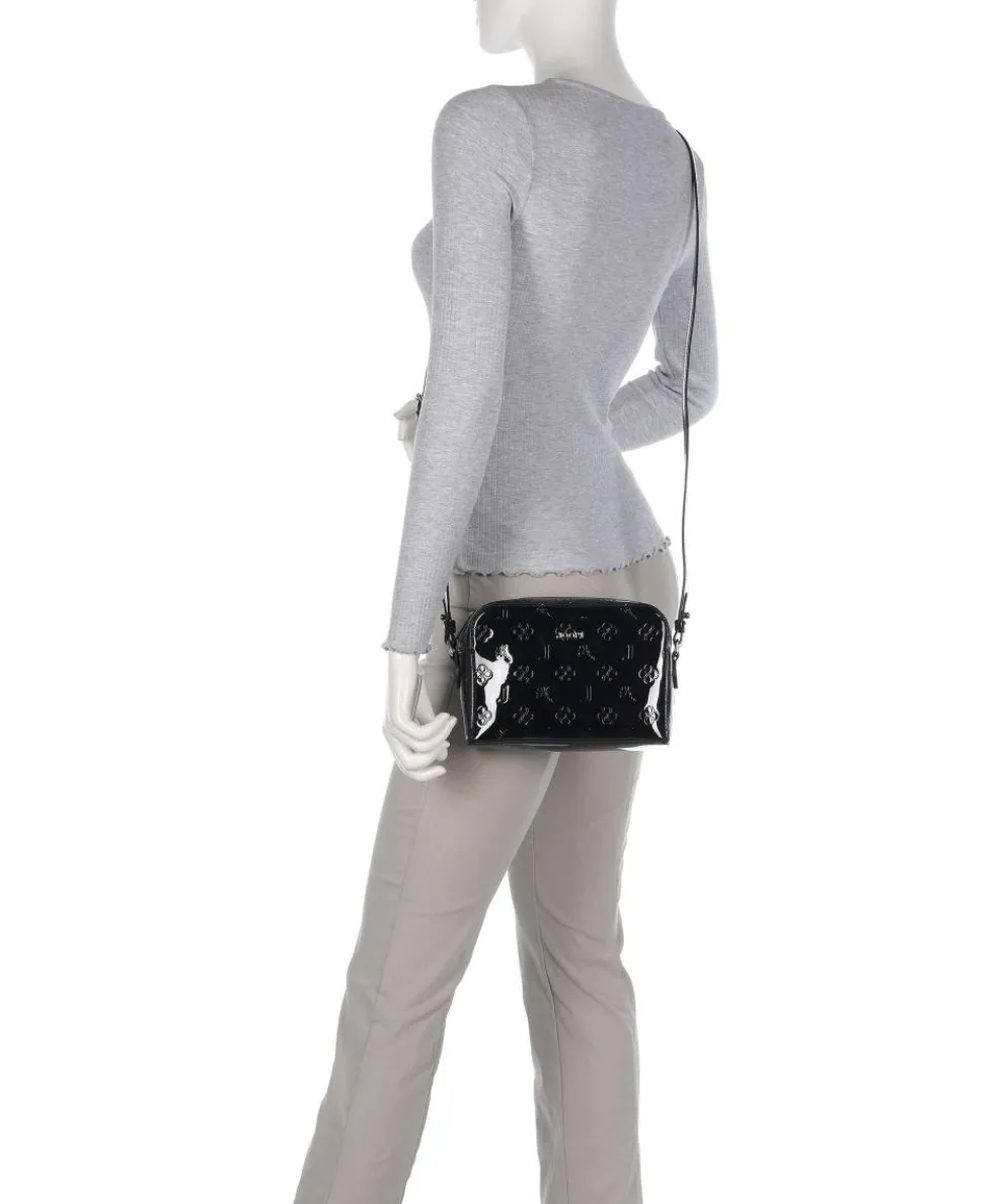 Decoro Lucente Cloe Umhängetasche Lackleder schwarz