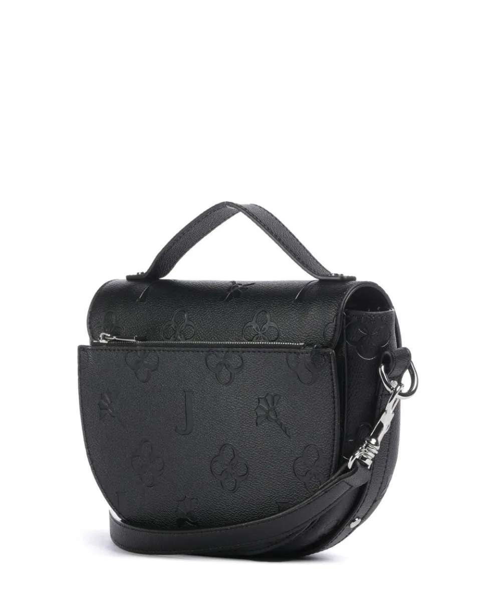 Decoro Stampa Kaley Handtasche Lederimitat schwarz