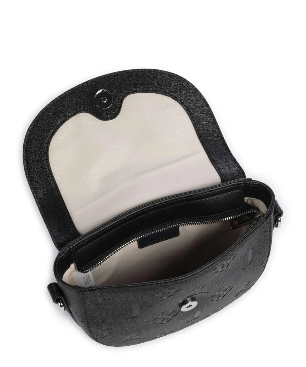 Decoro Stampa Kaley Handtasche Lederimitat schwarz