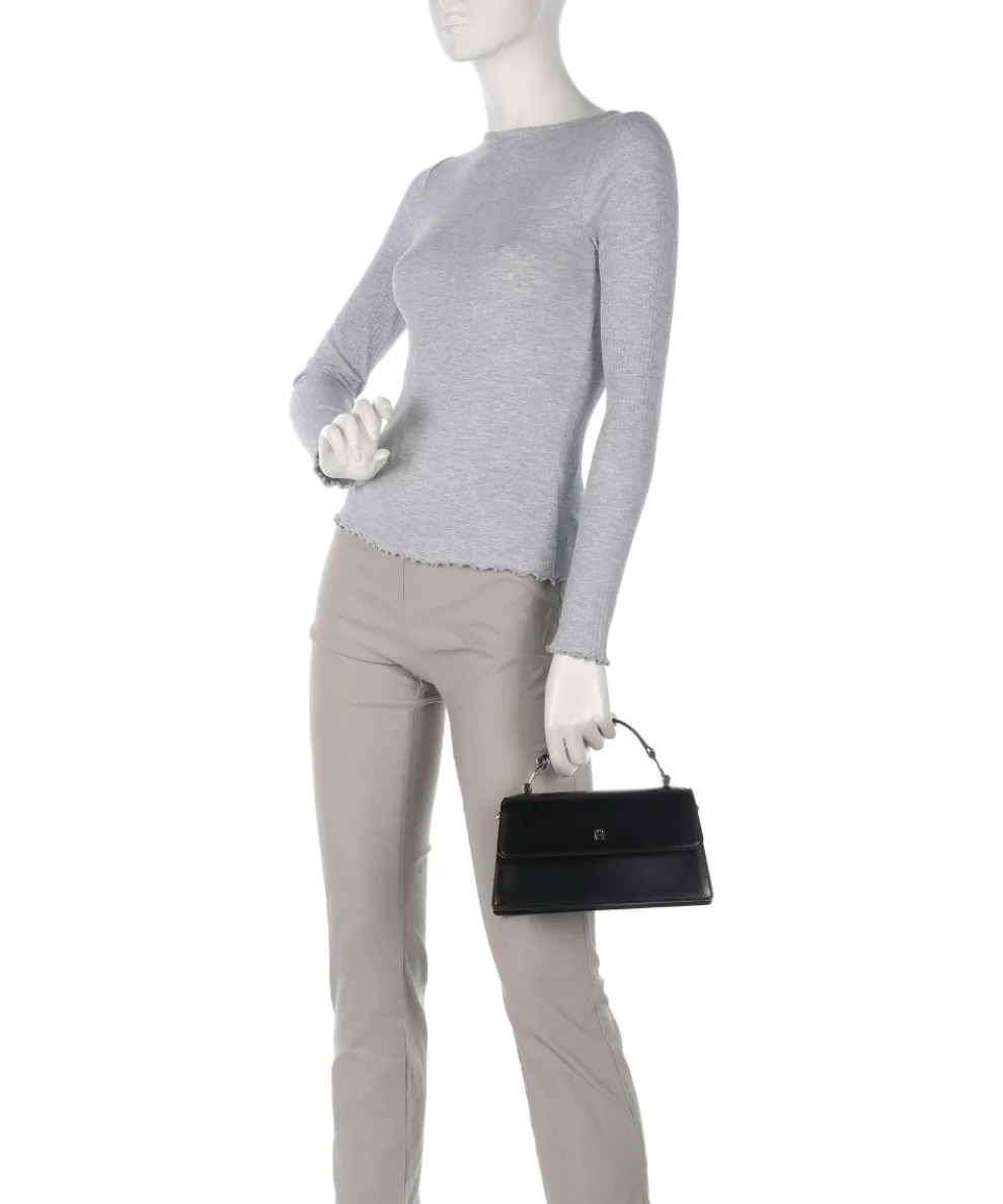 Delia S Handtasche Rindsleder schwarz