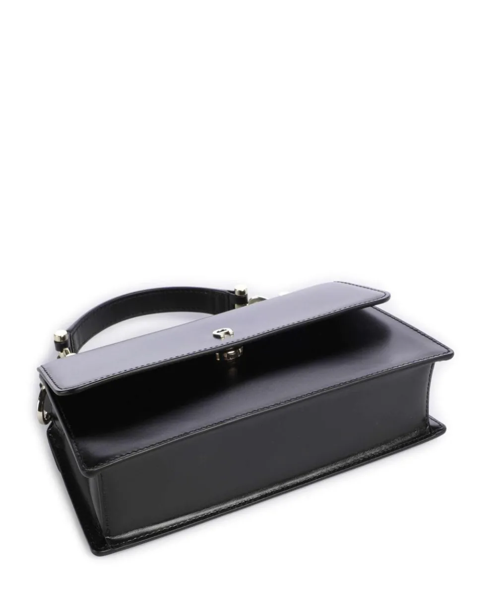 Delia S Handtasche Rindsleder schwarz