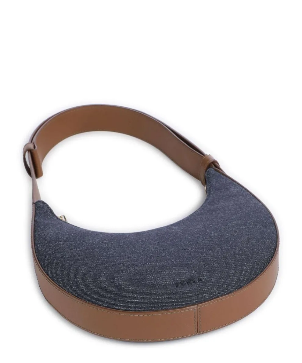 Delizia Mini Schultertasche Baumwolle jeans