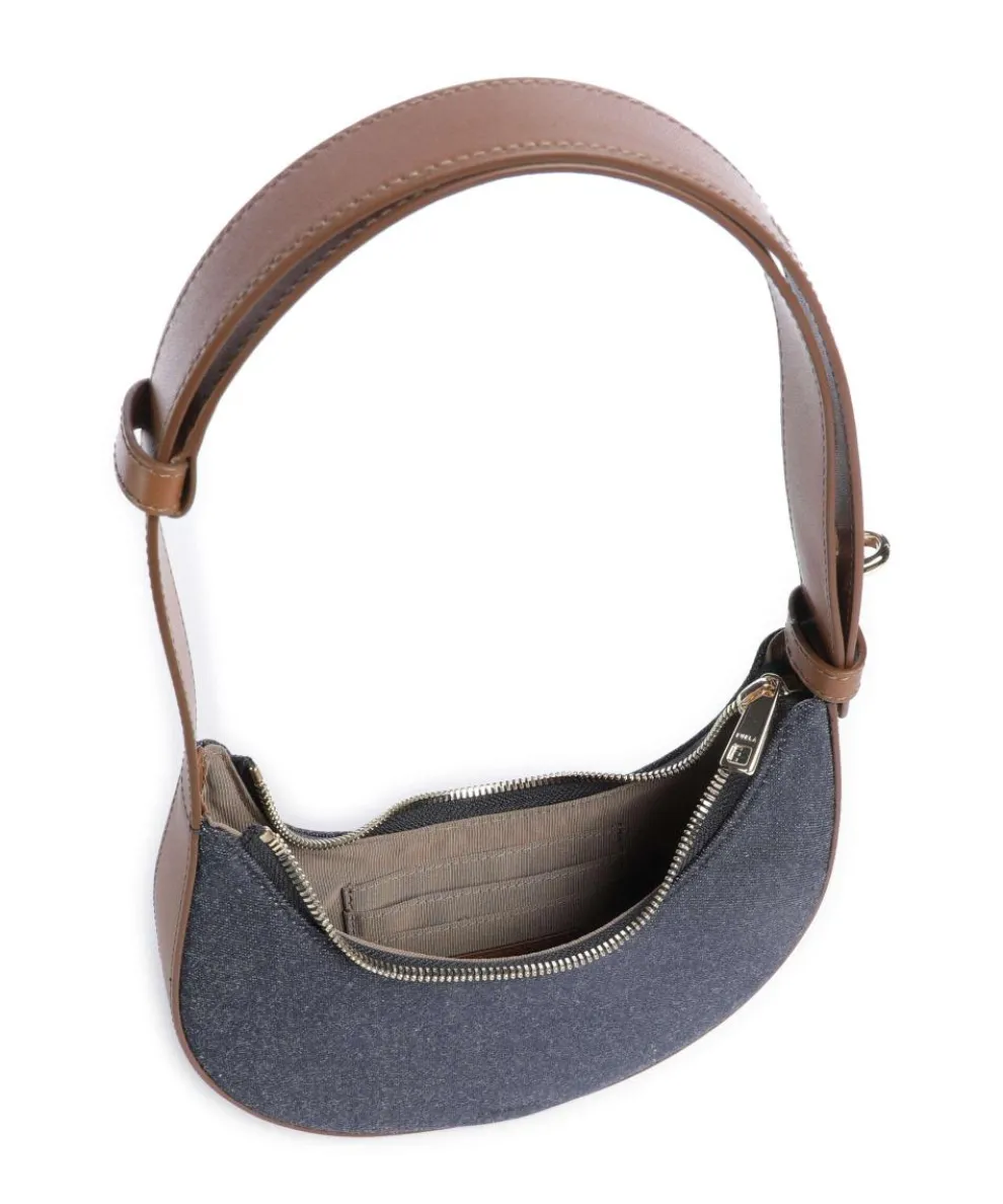 Delizia Mini Schultertasche Baumwolle jeans