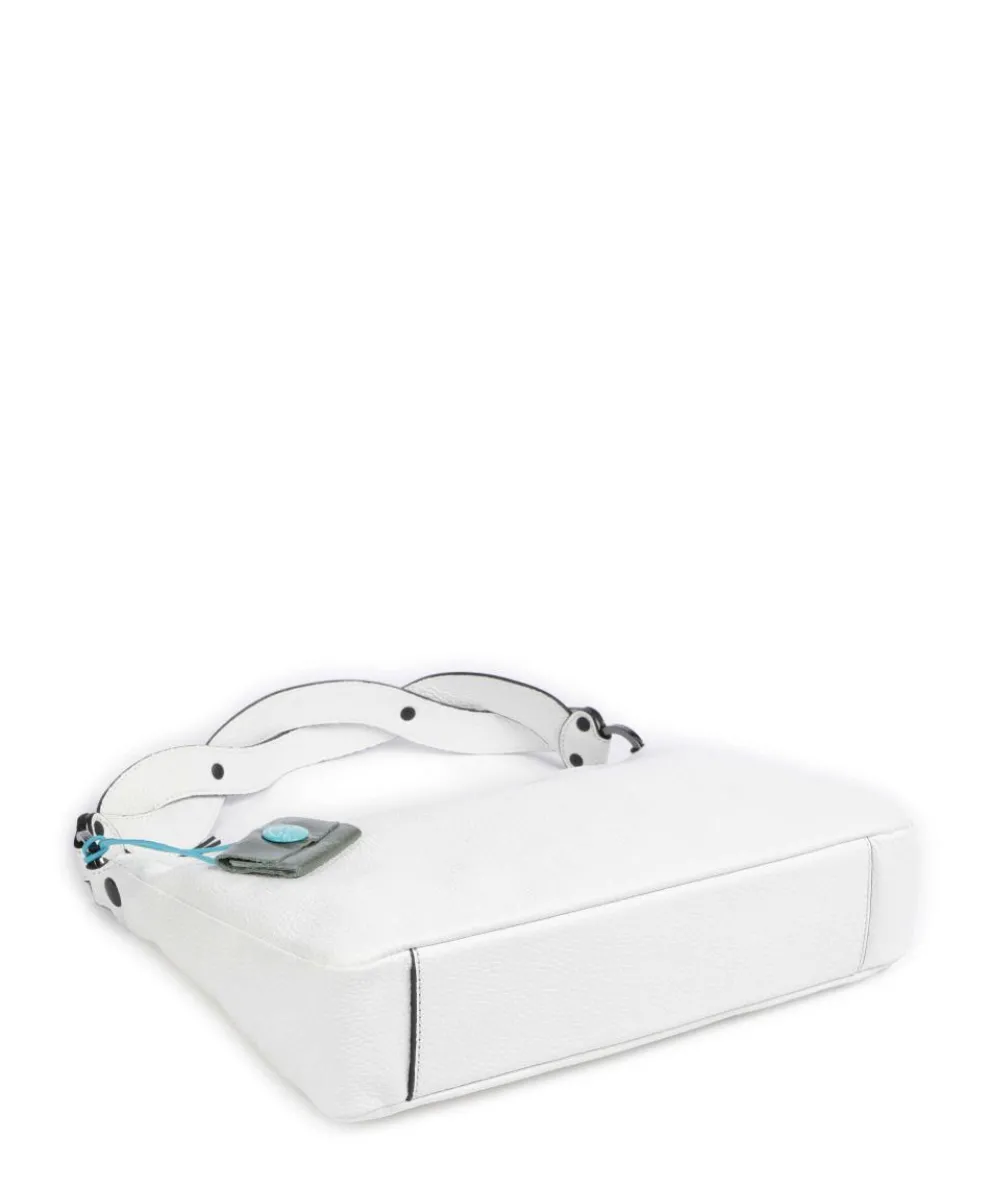 Delos Calliope Beuteltasche genarbtes Kalbsleder weiß