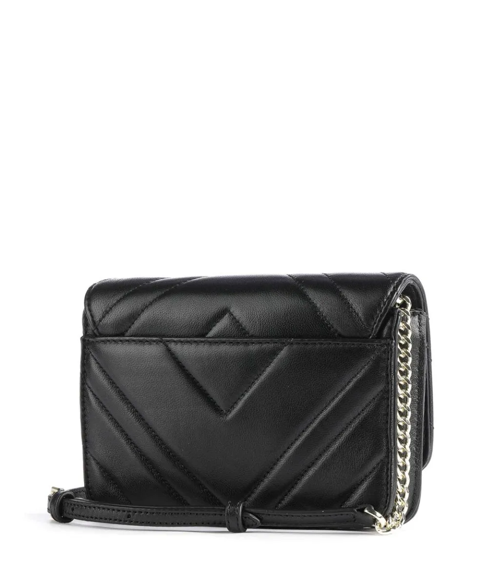 Delphine Umhängetasche Lammleder schwarz