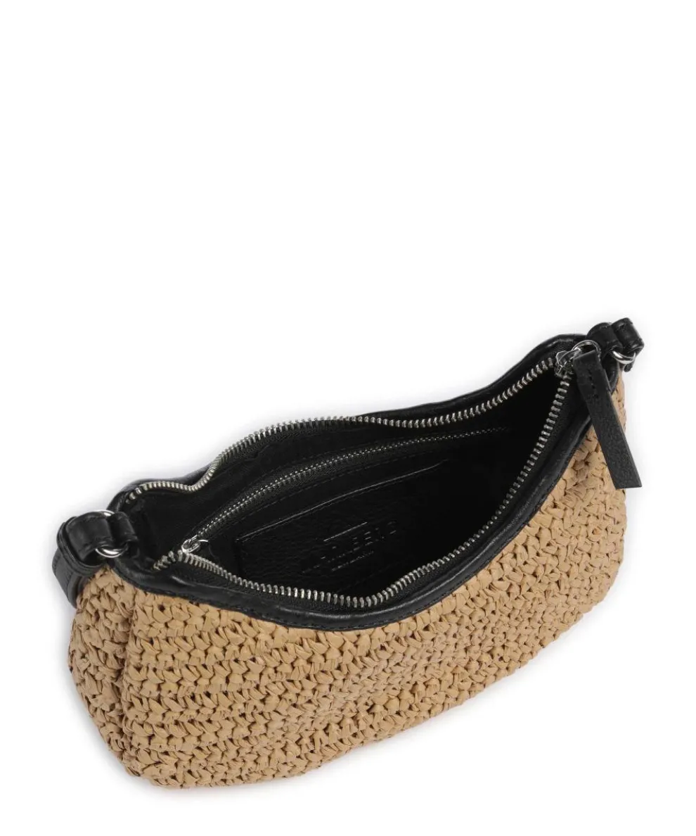 Denela Umhängetasche Bast natur