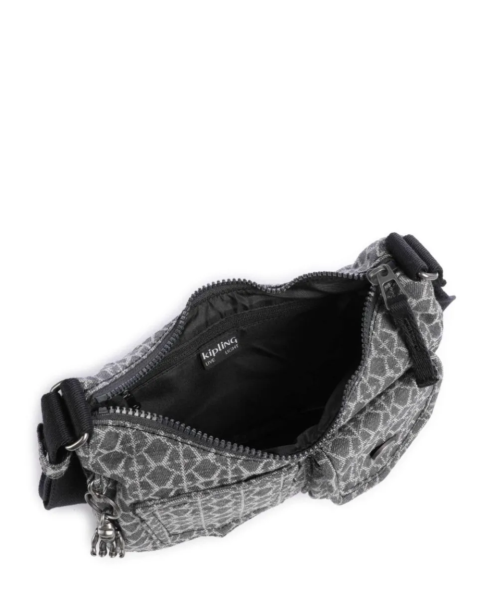 Denim Love Kenda Umhängetasche Baumwolle grau