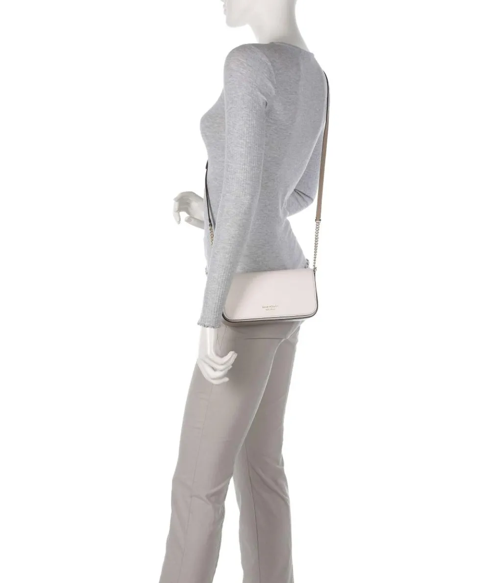 Devin Umhängetasche Saffiano Leder elfenbein