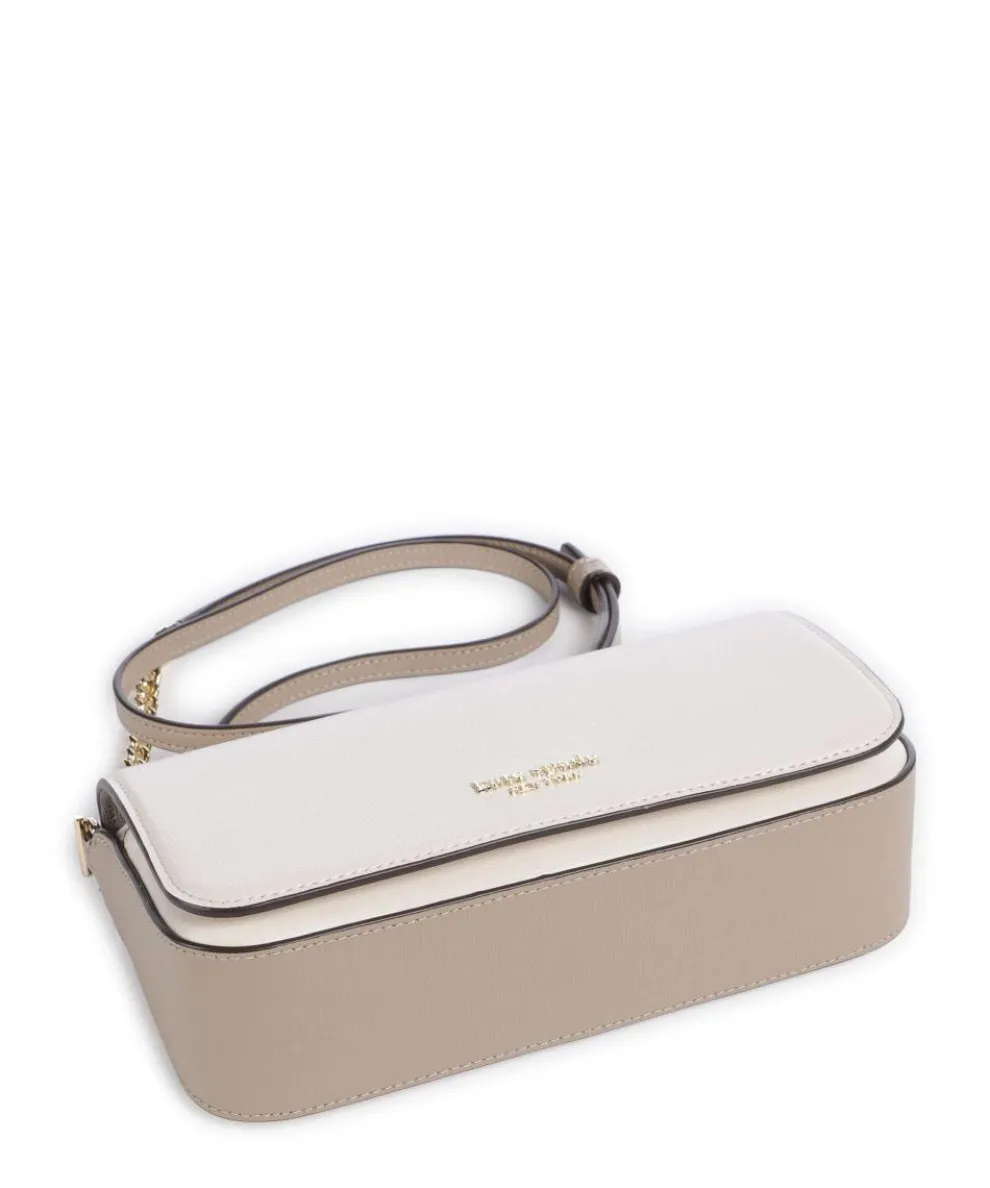 Devin Umhängetasche Saffiano Leder elfenbein