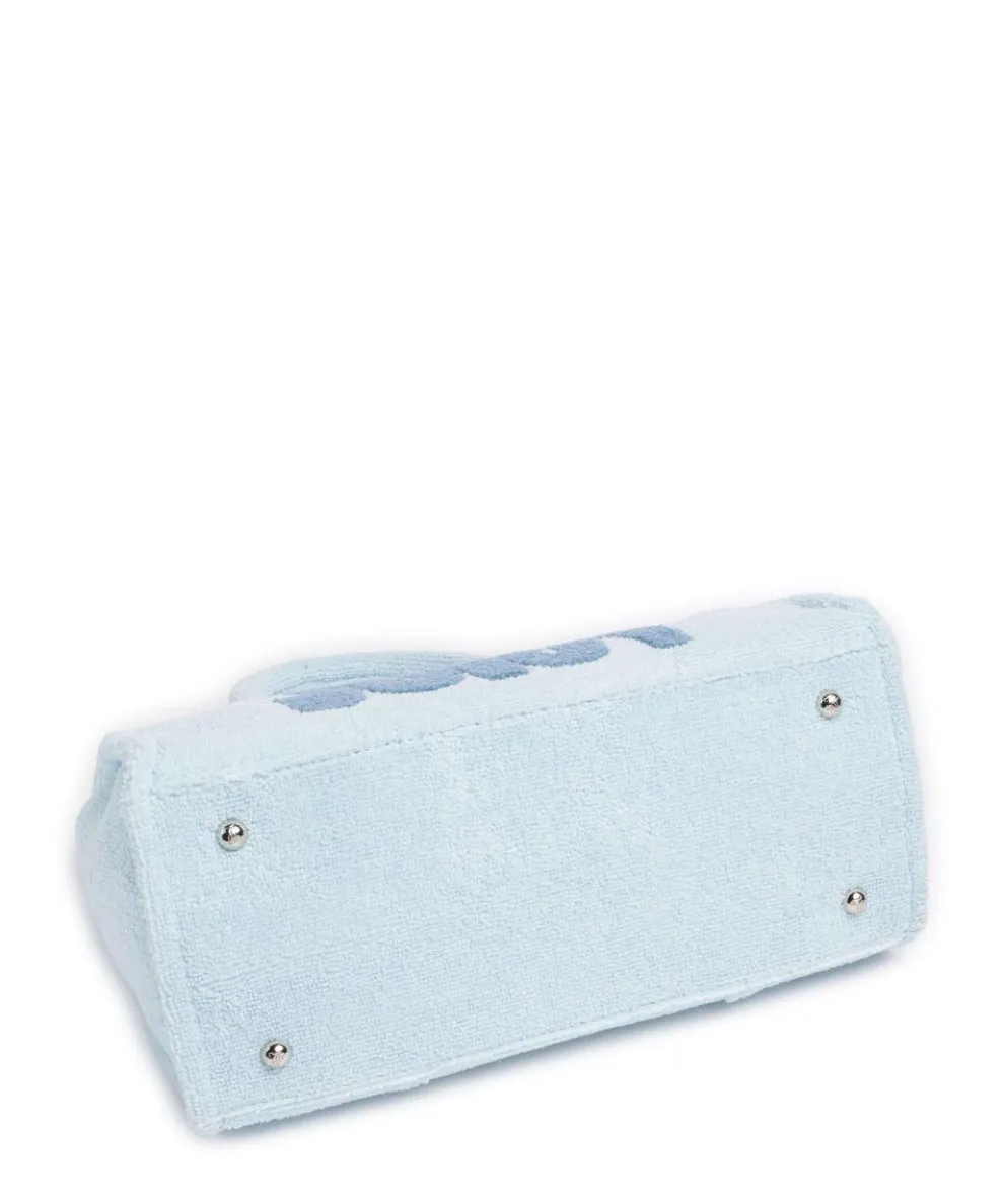 Iris Toweling M Handtasche Polyester, Baumwolle hellblau
