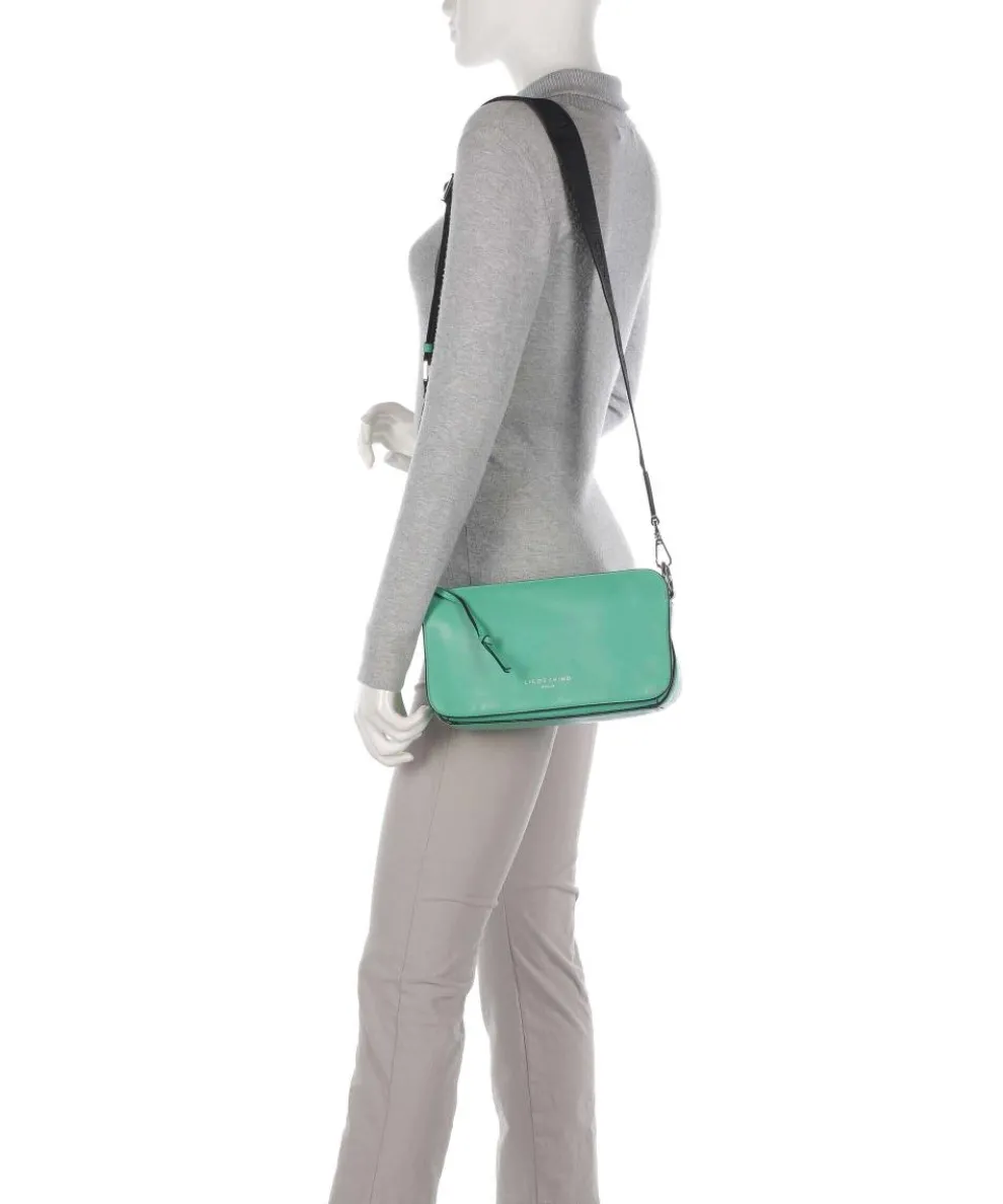 Clarice Sheep Natural Umhängetasche Lammleder grün