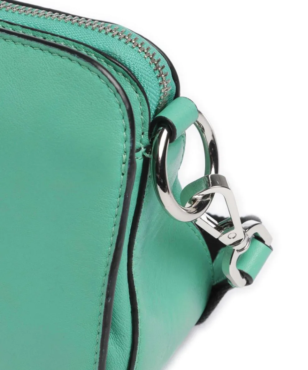 Clarice Sheep Natural Umhängetasche Lammleder grün