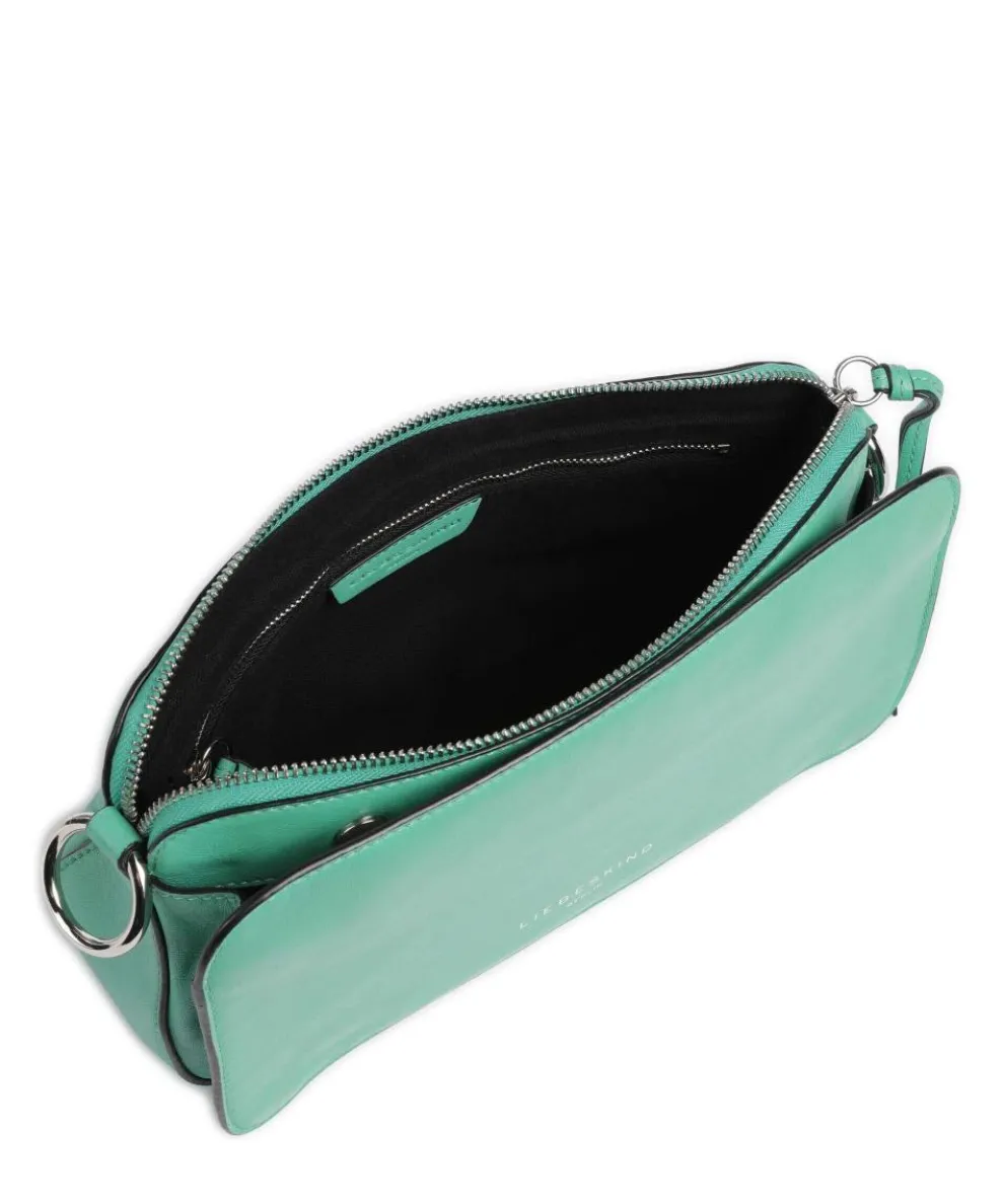 Clarice Sheep Natural Umhängetasche Lammleder grün