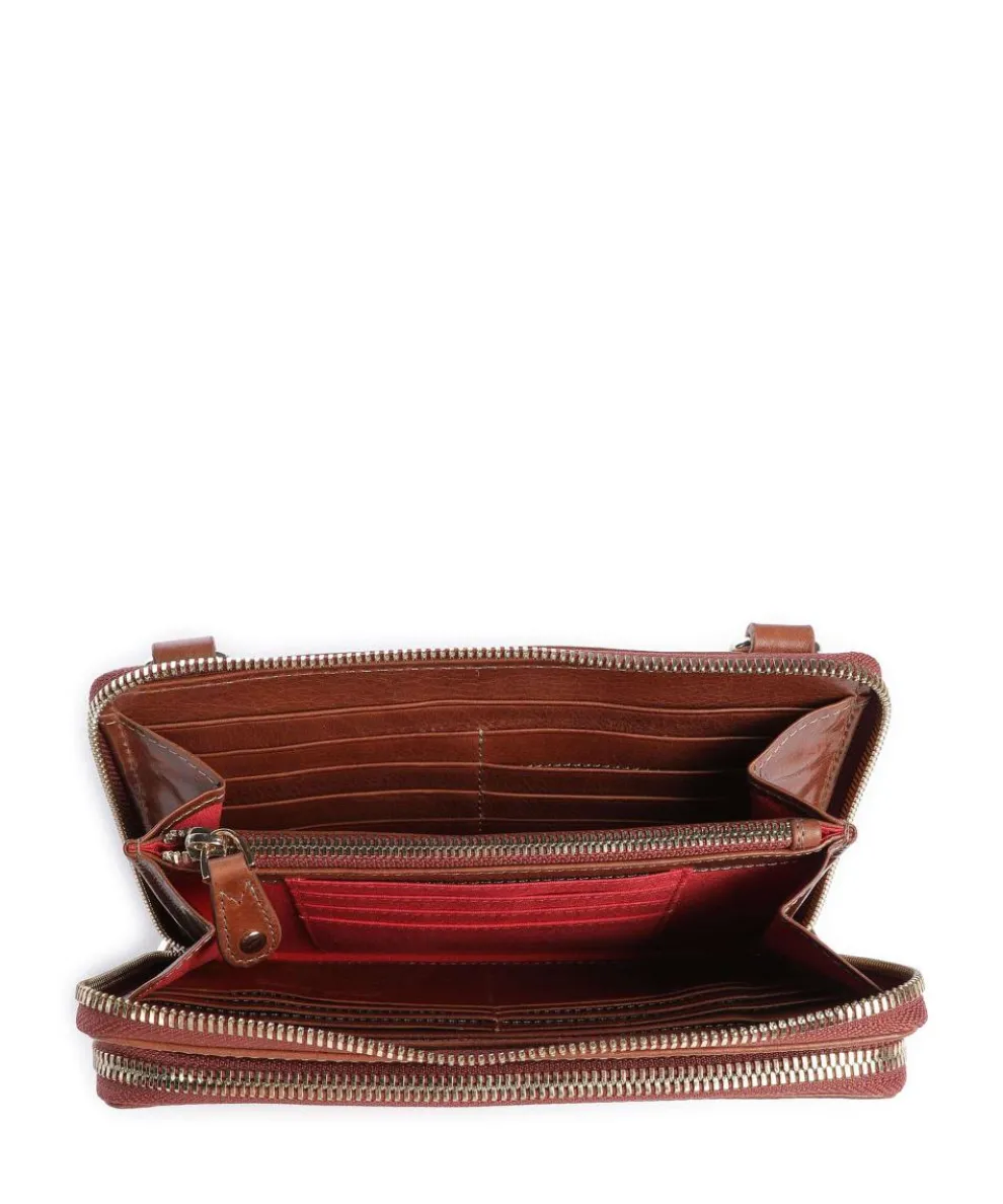 Zulu Geldbörse genarbtes Rindsleder tan