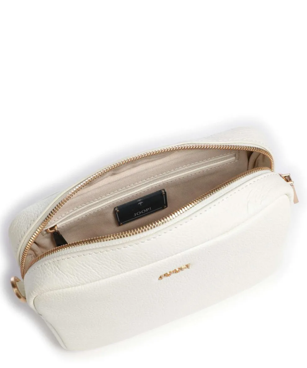 Vivace Cloe Umhängetasche genarbtes Leder weiß