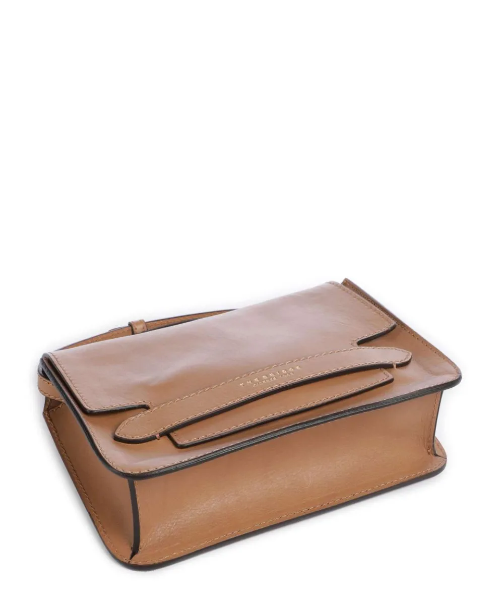 Lucrezia Umhängetasche genarbtes Rindsleder hellbraun