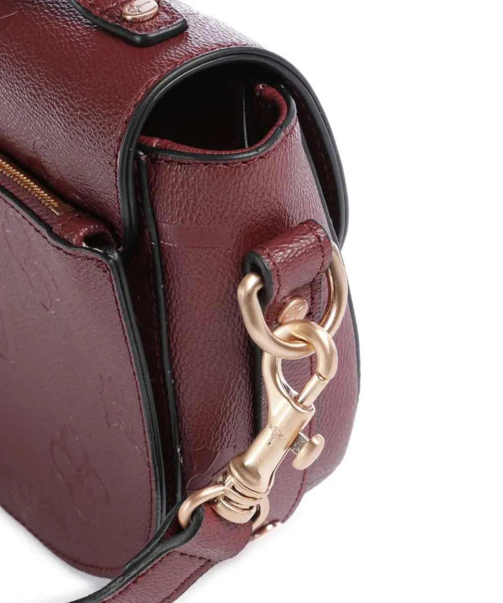 Decoro Stampa Kaley Handtasche Lederimitat wein