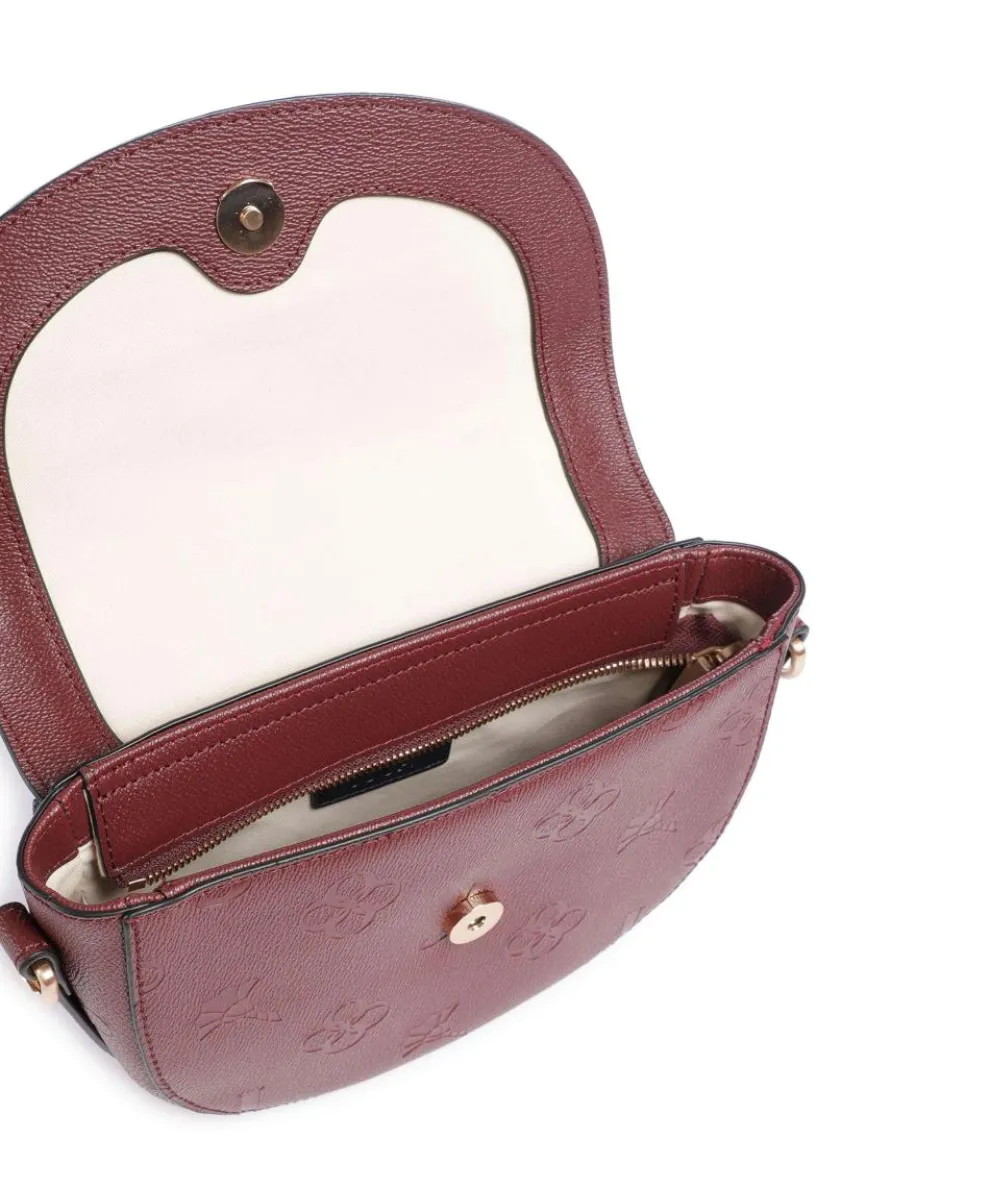 Decoro Stampa Kaley Handtasche Lederimitat wein