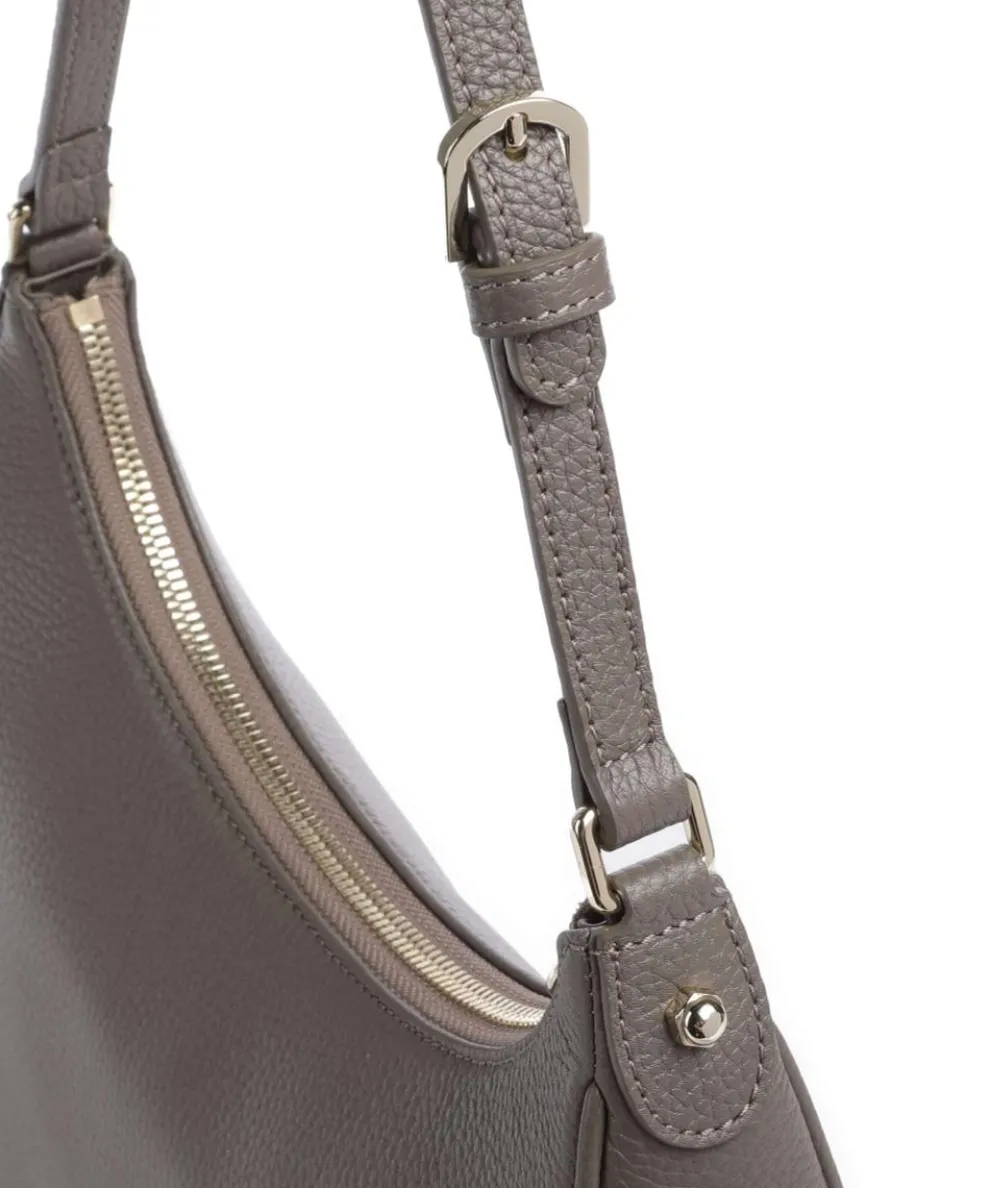 Diadora M Beuteltasche genarbtes Rindsleder braun