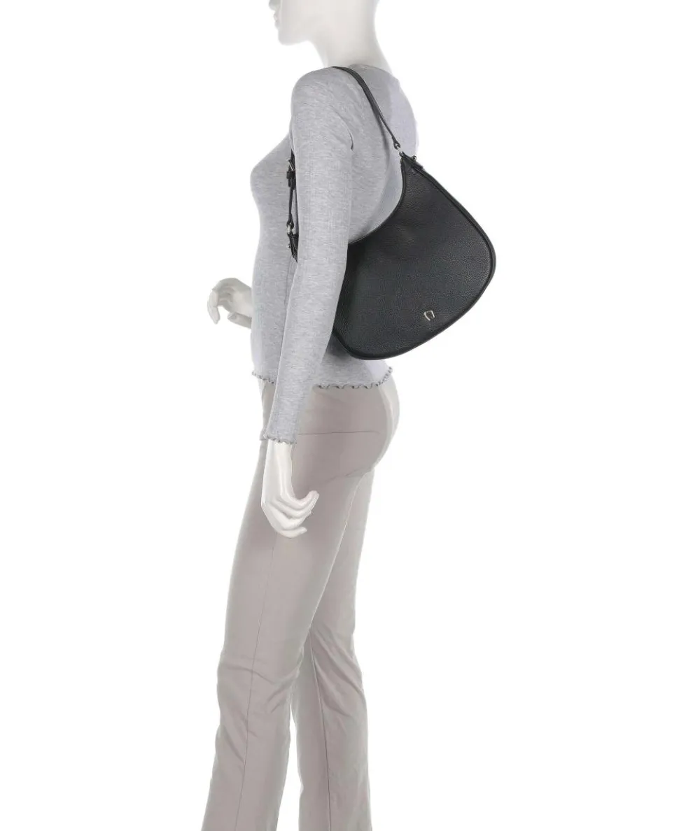 Diadora M Beuteltasche genarbtes Rindsleder schwarz