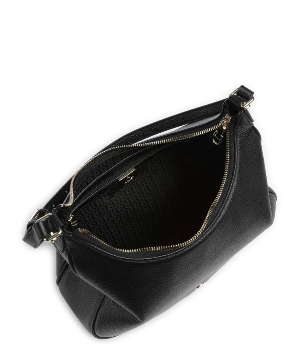 Diadora M Beuteltasche genarbtes Rindsleder schwarz