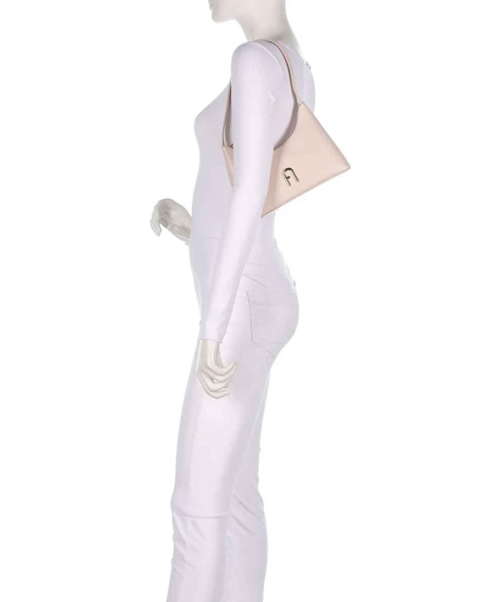 Diamante Mini Schultertasche fein genarbtes Leder altrosa