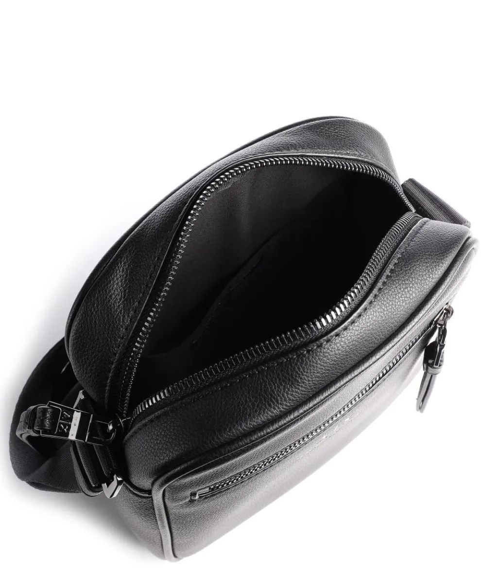 Dino Umhängetasche Lederimitat schwarz