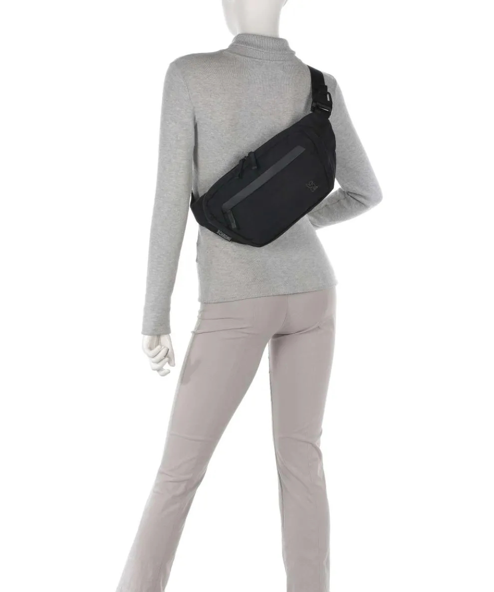 District Collection Sabin 6L Gürteltasche recyceltes Nylon schwarz