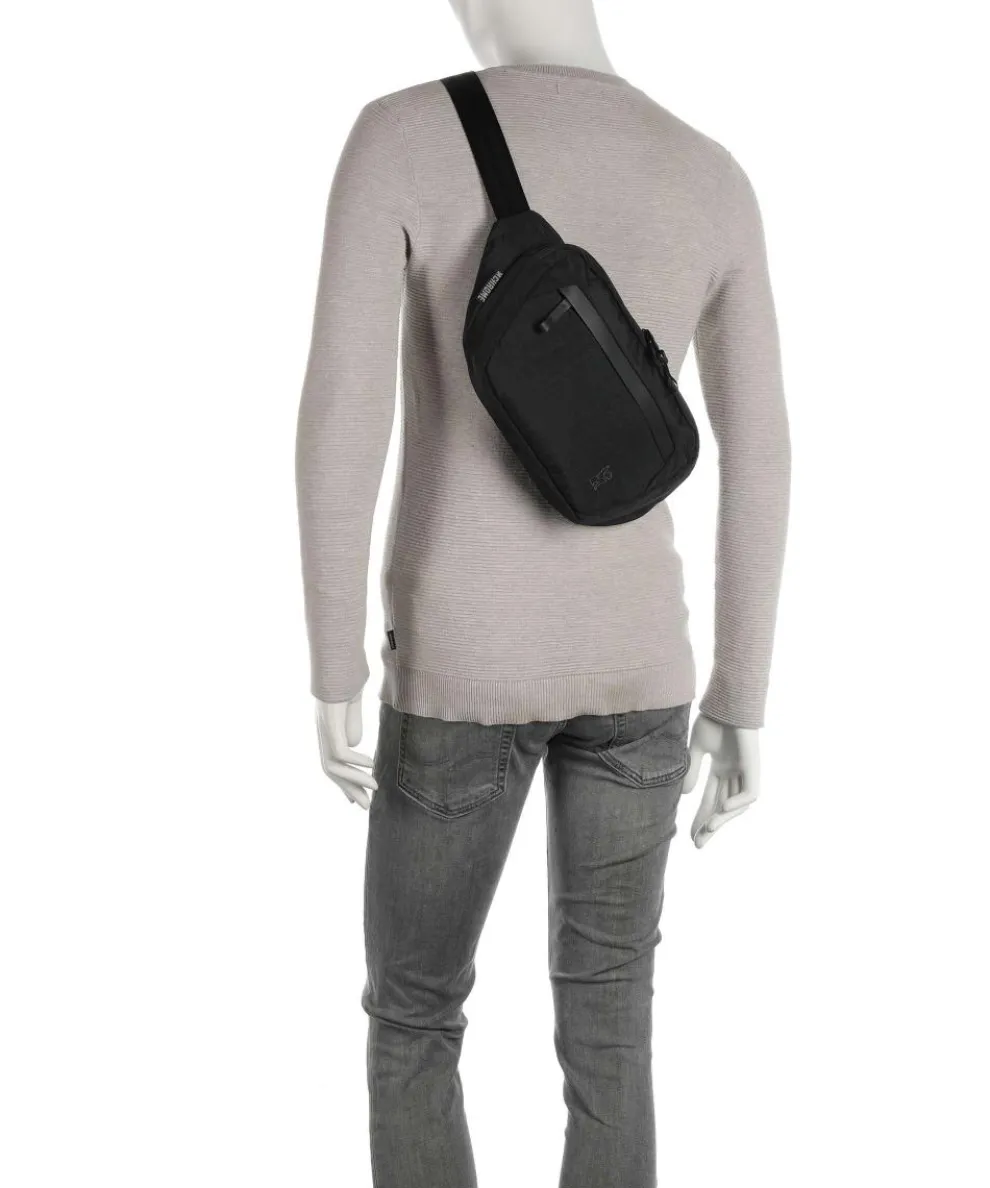 District Collection Sabin 6L Gürteltasche recyceltes Nylon schwarz